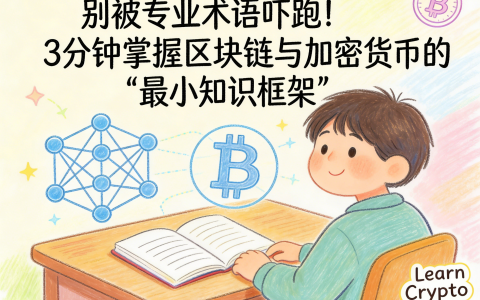 别被专业术语吓跑！3分钟掌握区块链与加密货币的“最小知识框架”